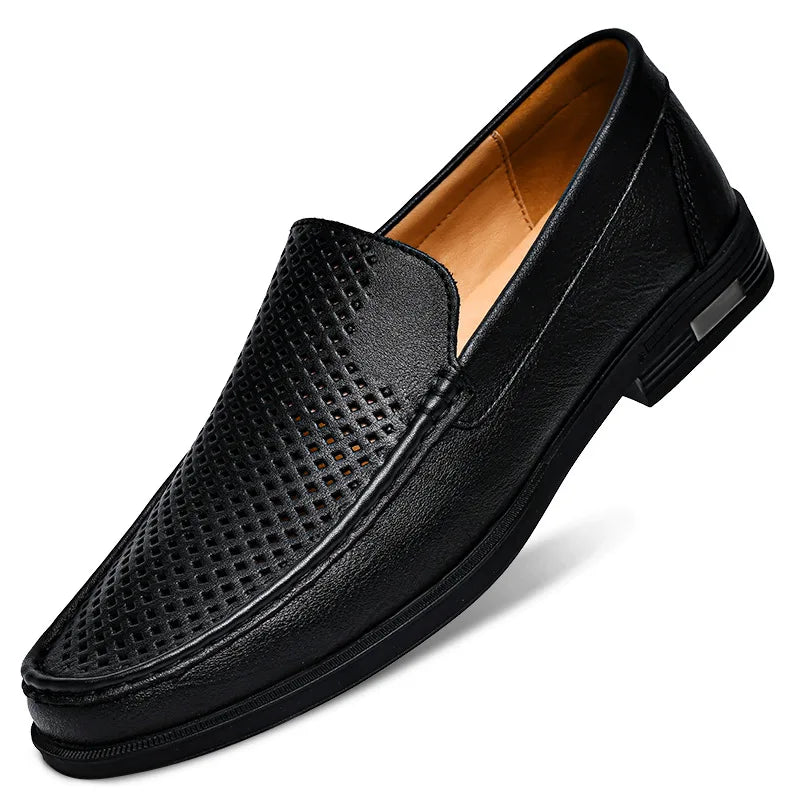 Mocassins Cuir Slip-On Homme Élégants – CLEVI Paris