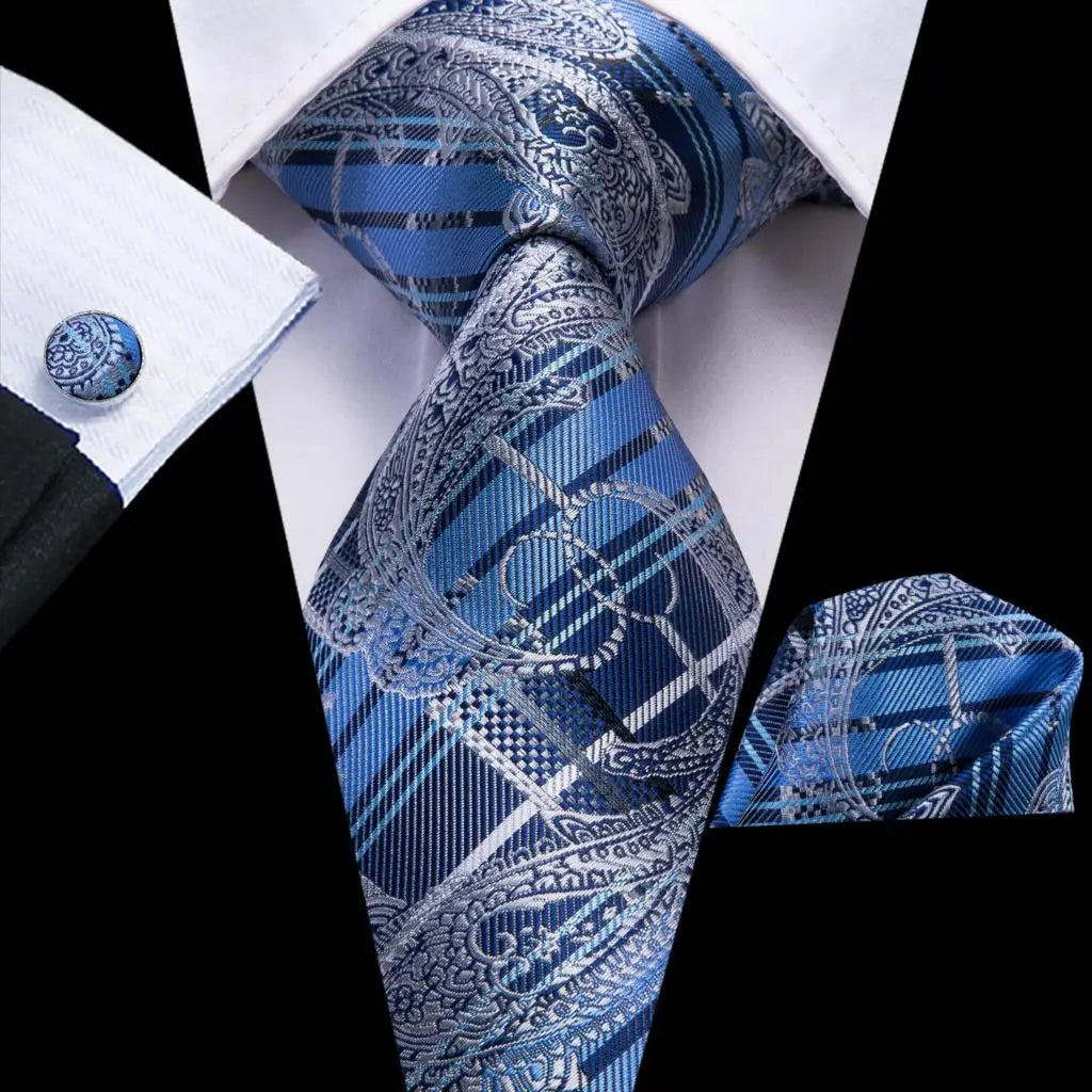 Ensemble Cravate à Carreaux Homme – CLEVI Paris