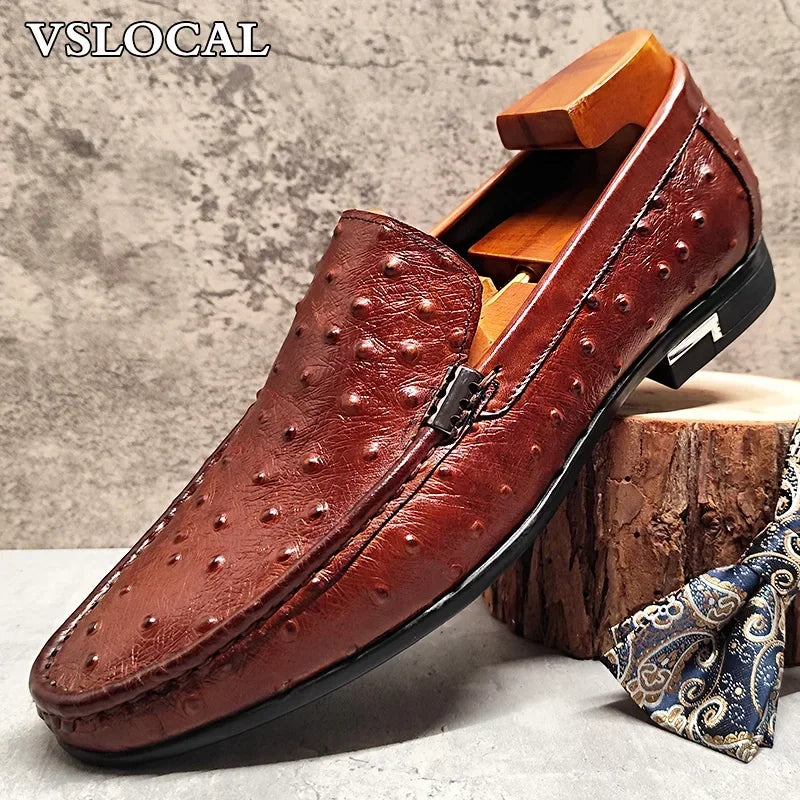 Mocassins homme en cuir brun ou noir – CLEVI Paris