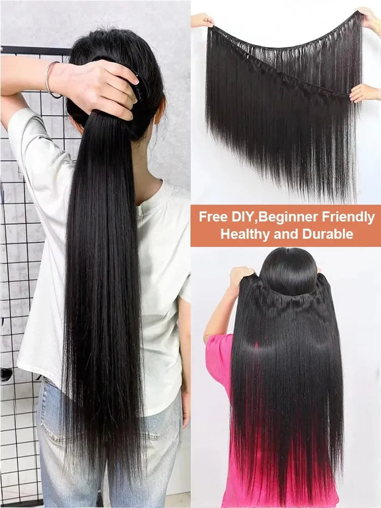 Extensions Bone Straight Virgin Hair Burmese Noir Naturel – CLEVI Paris
