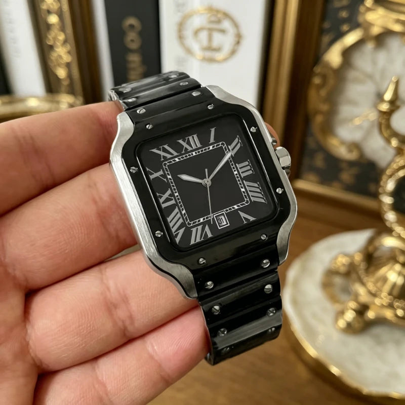 Montre Unisexe GRAYSS 5-11 Quartz Japonais Chiffres Romains Acier Inoxydable Style Luxe Rétro – CLEVI Paris