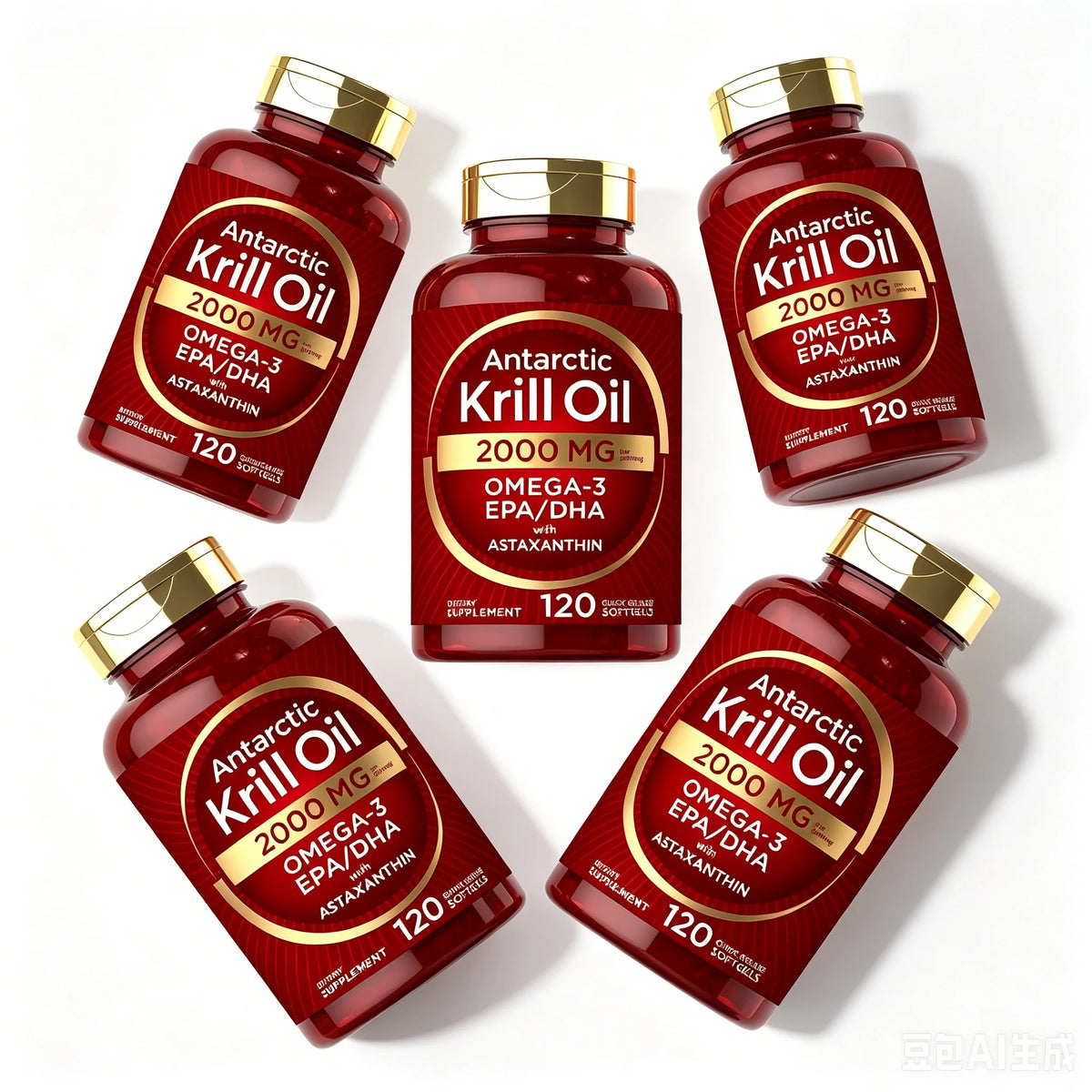 Huile de krill, 60 capsules molles – CLEVI Paris
