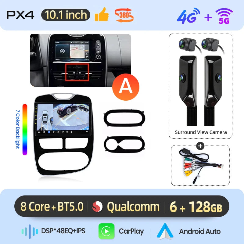 Autoradio AWESAFE Clio 4 CarPlay 2012–2019 – CLEVI Paris