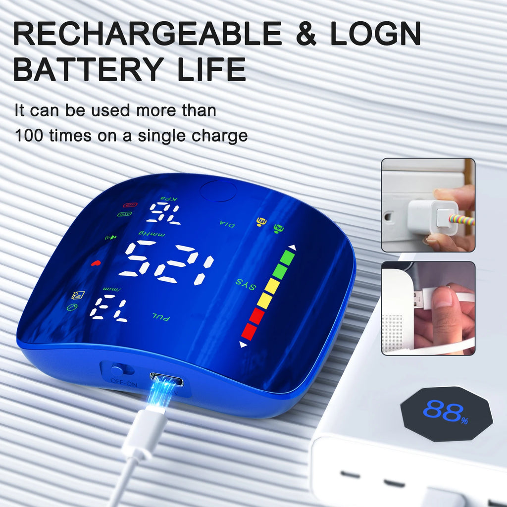 Tensiomètre Poignet Ziqing LED Vocal Rechargeable – CLEVI Paris
