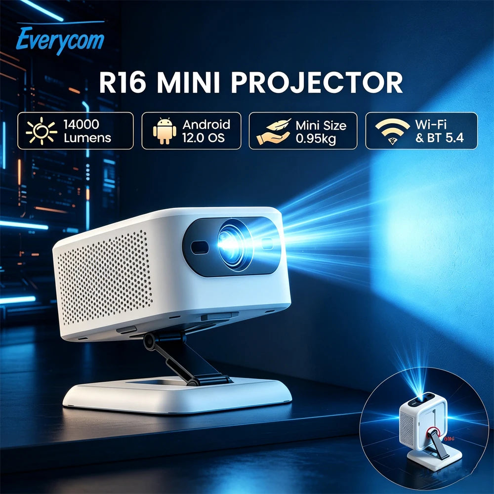 Mini projecteur Everycom R16 Android HD – CLEVI Paris