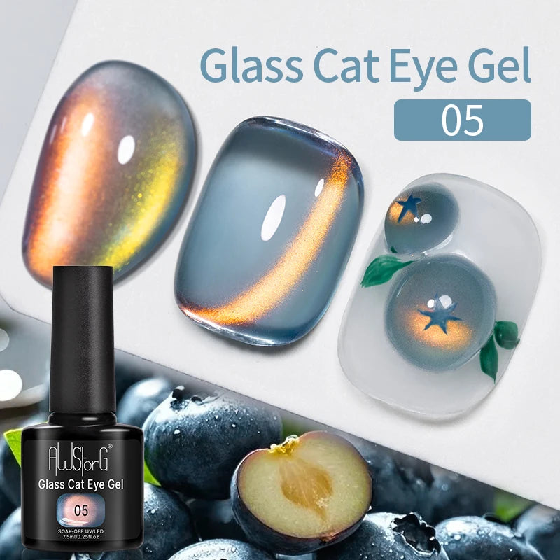 Vernis Gel UV Cat Eye AWStorG 7,5ml Semi-Permanent – CLEVI Paris