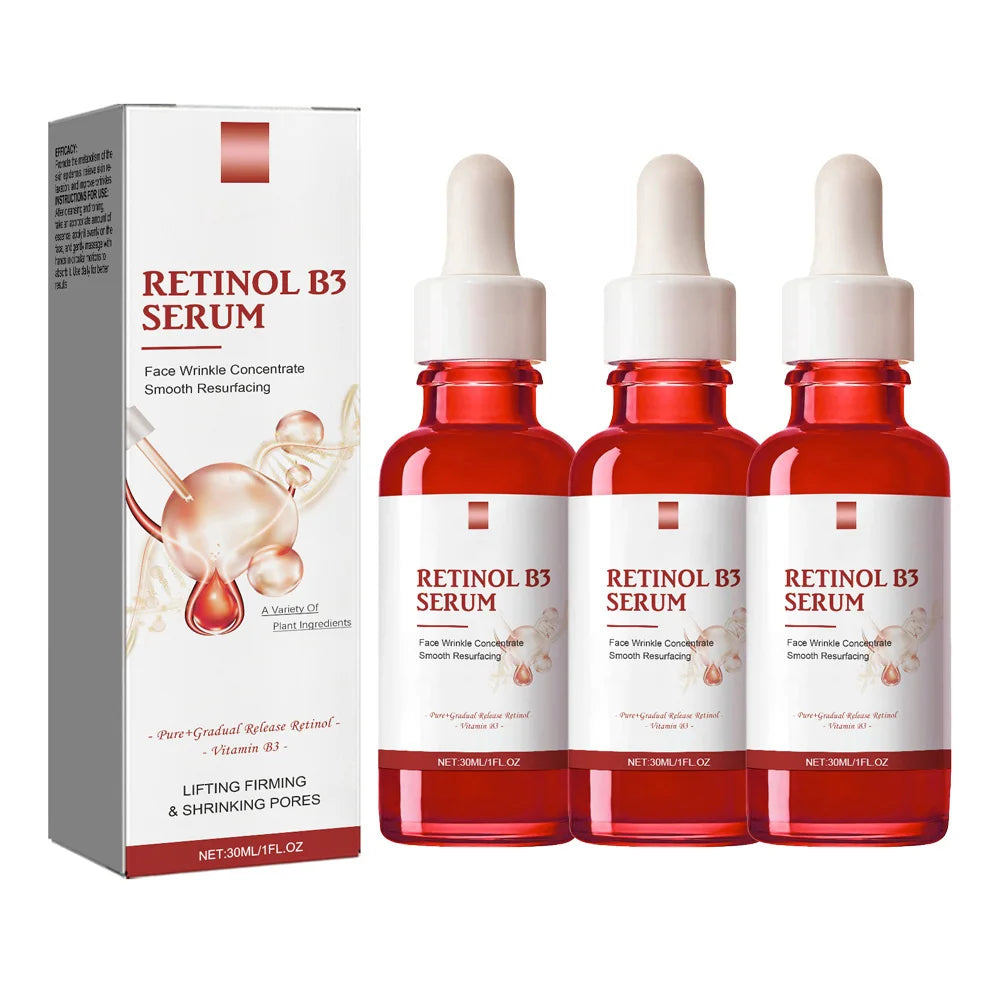 Essence Visage Rétinol B3 30ml – Anti-Rides, Raffermissant & Hydratant – CLEVI Paris