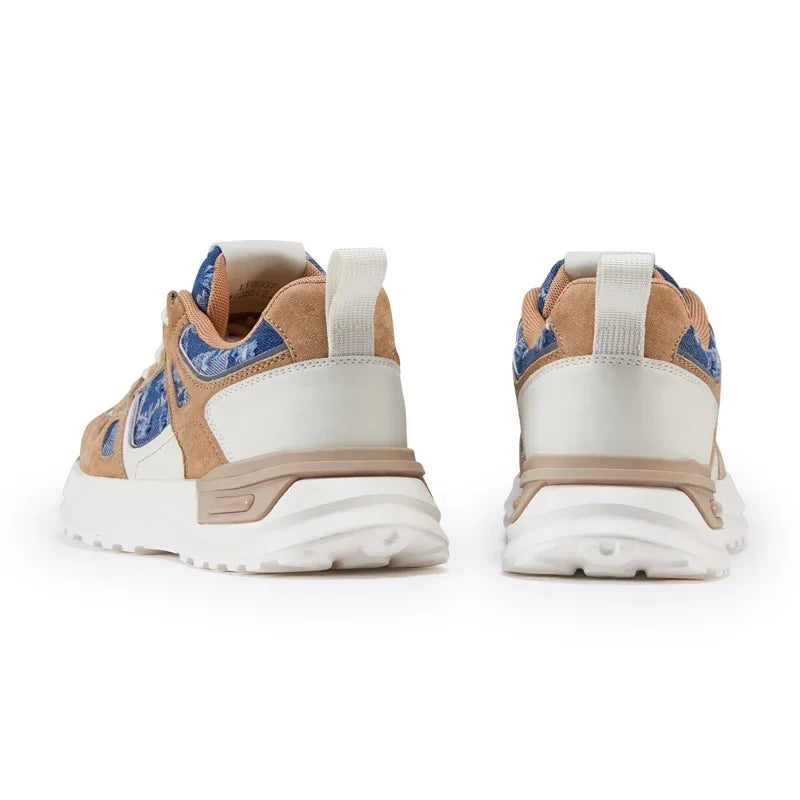 Sneakers Homme Plateforme Cuir Véritable Lacets Respirant Casual EU 39-44 – CLEVI Paris