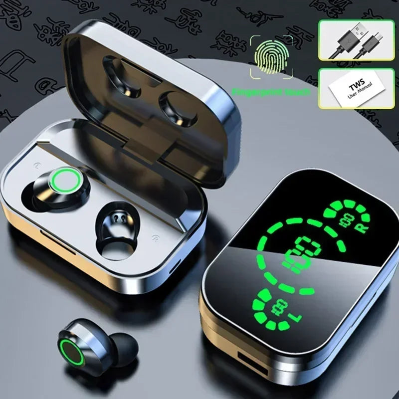 Écouteurs TWS Bluetooth 5.3 ANC NFC 12h Micro – CLEVI Paris