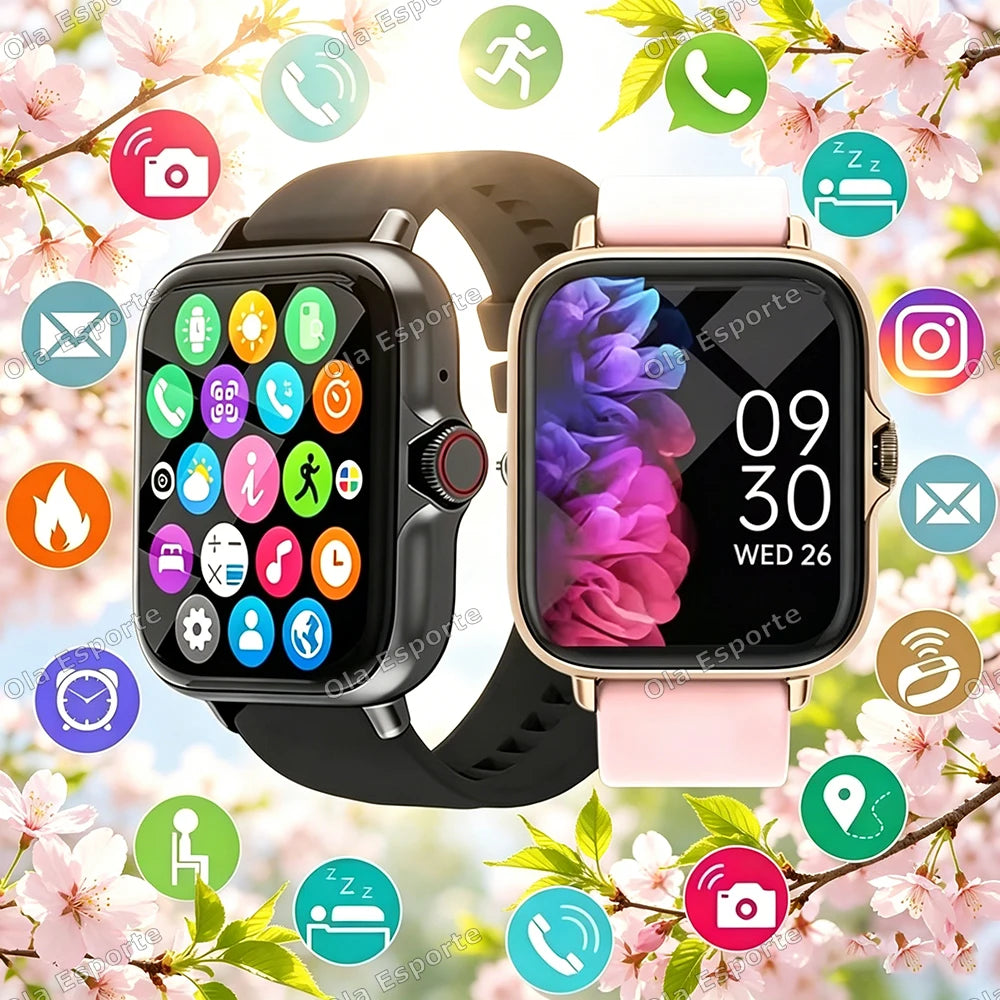 Montre connectée écran 1,83″ Bluetooth – CLEVI Paris