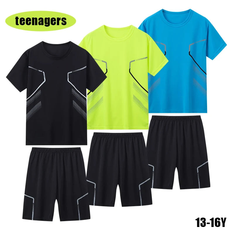 Ensemble ado T-shirt imprimé et short – CLEVI Paris