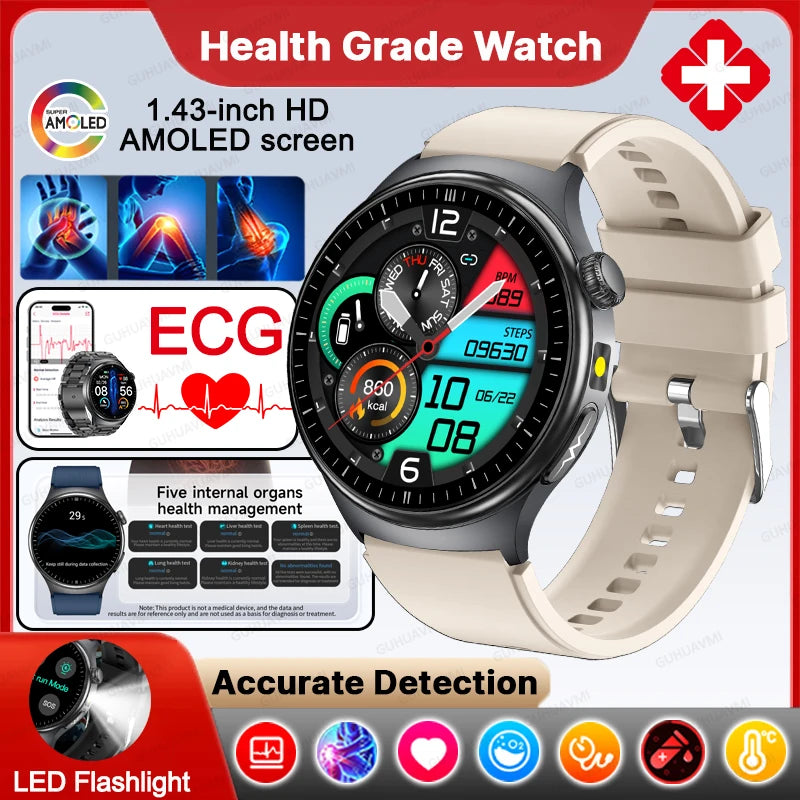 Montre connectée TK27 AMOLED 1,43″ – CLEVI Paris