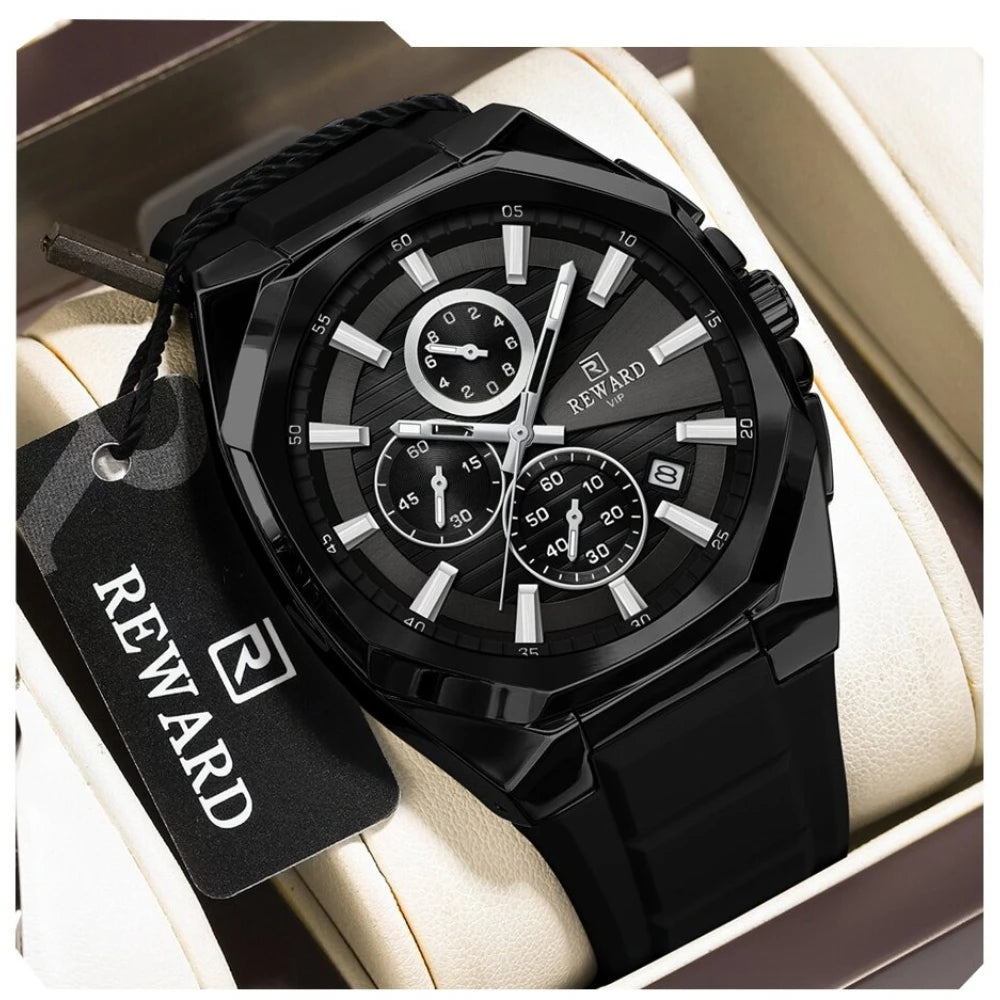 Montre Sport Quartz Chronographe REWARD Homme 44mm – CLEVI Paris