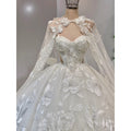 Robe de mariée en tulle ligne A – CLEVI Paris