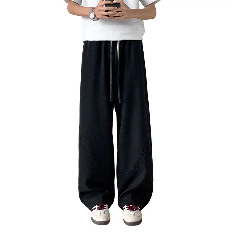 Pantalon homme droit ample en lyocell mélangé – CLEVI Paris
