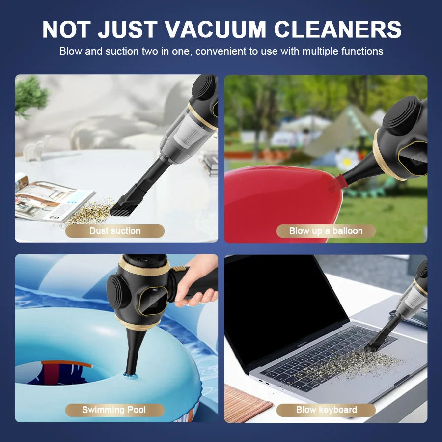 Aspirateur sans fil pour voiture en ABS – CLEVI Paris