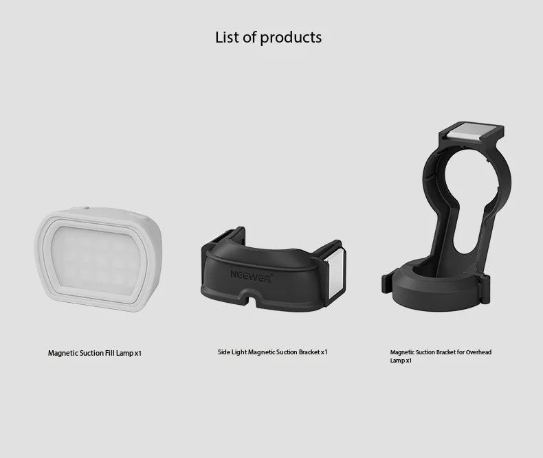 Lampe magnétique M21 pour DJI Pocket 3 – CLEVI Paris