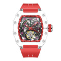 Montre Homme Tourbillon Volant HAOFA 2210 – Boîtier Cristal Transparent Double Ressort Réserve 72h Édition Limitée – CLEVI Paris