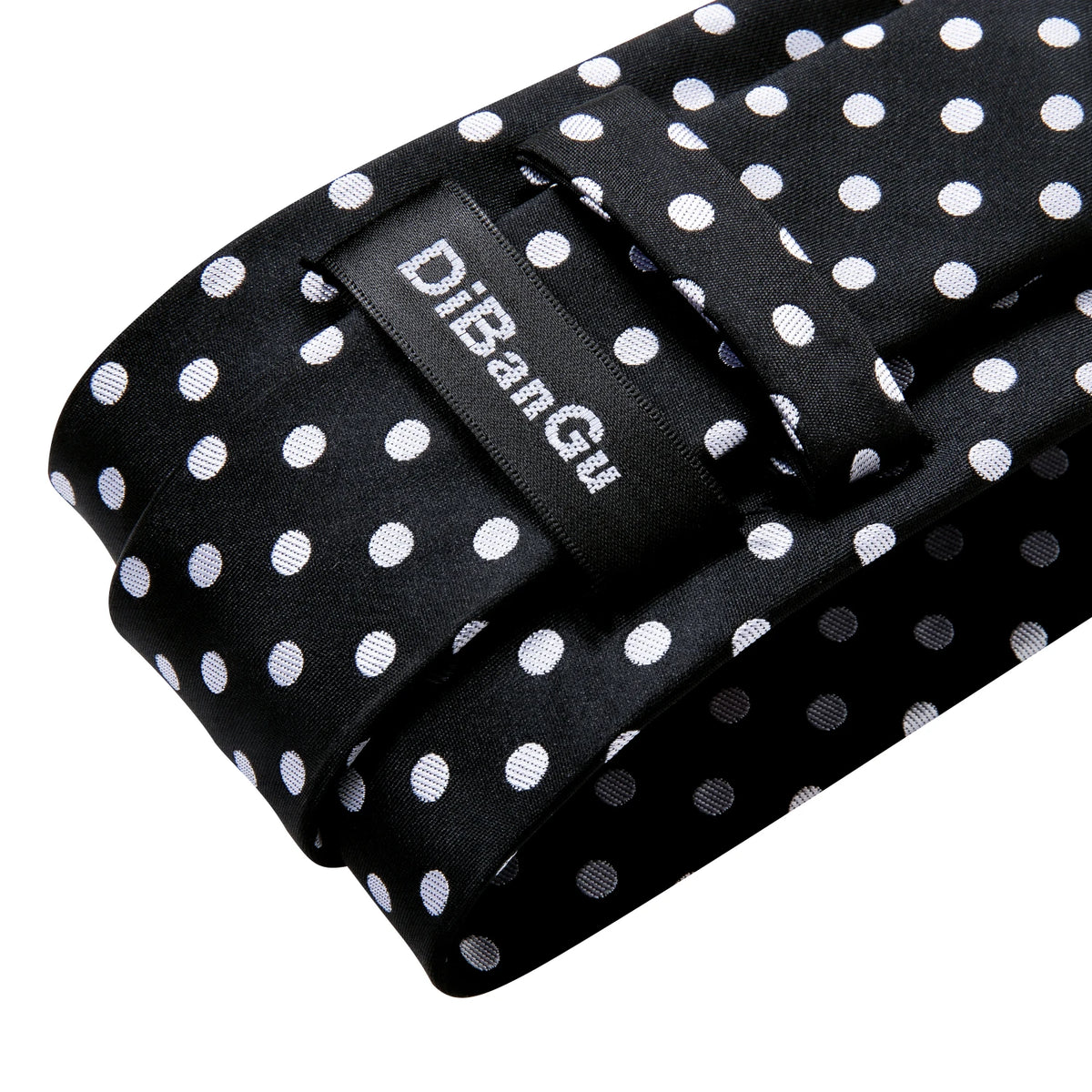 Coffret cravate homme à pois, pochette et boutons – CLEVI Paris
