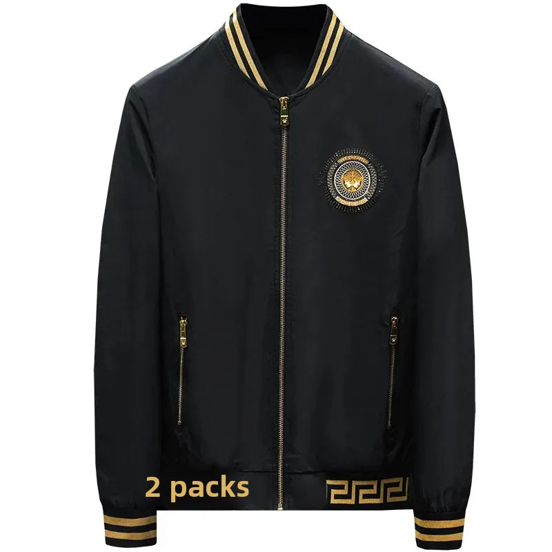 Veste Homme Slim Fit Style Coréen Fermeture Zip – CLEVI Paris