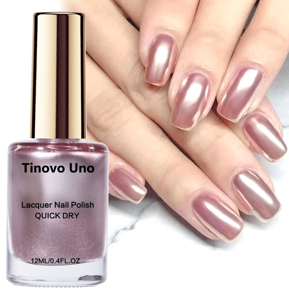 Vernis à Ongles Effet Miroir Tinovo Uno – Séchage Rapide & Longue Tenue – CLEVI Paris