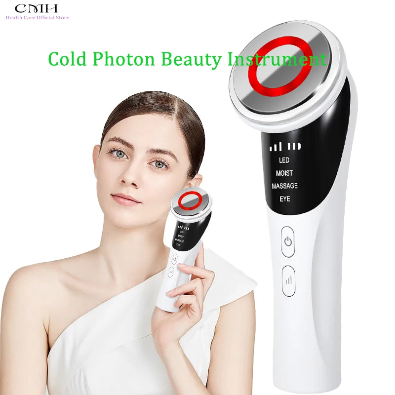 Masseur facial vibrant rechargeable blanc – CLEVI Paris