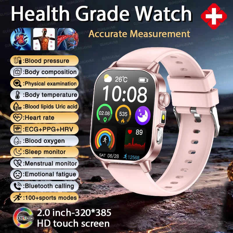 Montre TAVYU ET571 AMOLED 2″ Bluetooth – CLEVI Paris