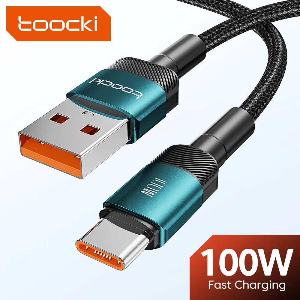 Câble Toocki Charge Rapide USB-C Lightning 60W 100W Tressé – CLEVI Paris