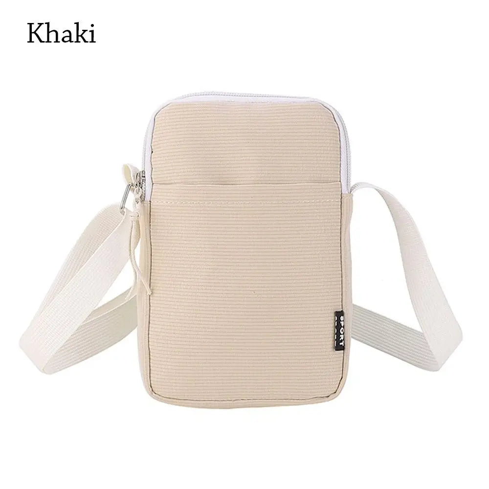 Mini Sac Toile Unisexe Croisé Téléphone 20x13cm Résistant Eau – CLEVI Paris