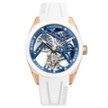 Montre Homme Flying Tourbillon Squelette Lunette Céramique 80h Agelocer Cal.A9001 Prix EID – CLEVI Paris
