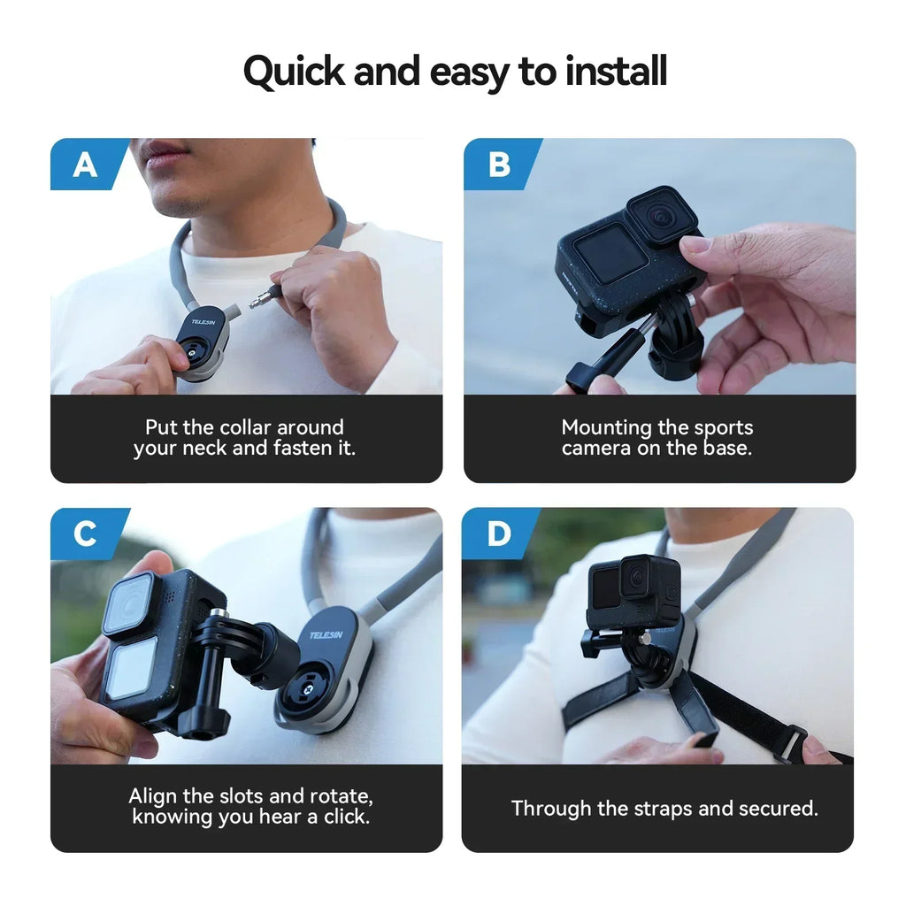 Support de cou caméra et smartphone – CLEVI Paris