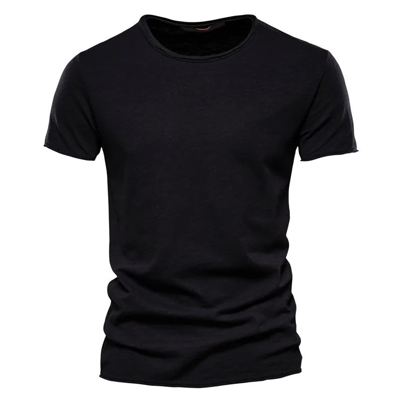 T-Shirt Homme 100% Coton Col Rond Manches Courtes F038 – CLEVI Paris