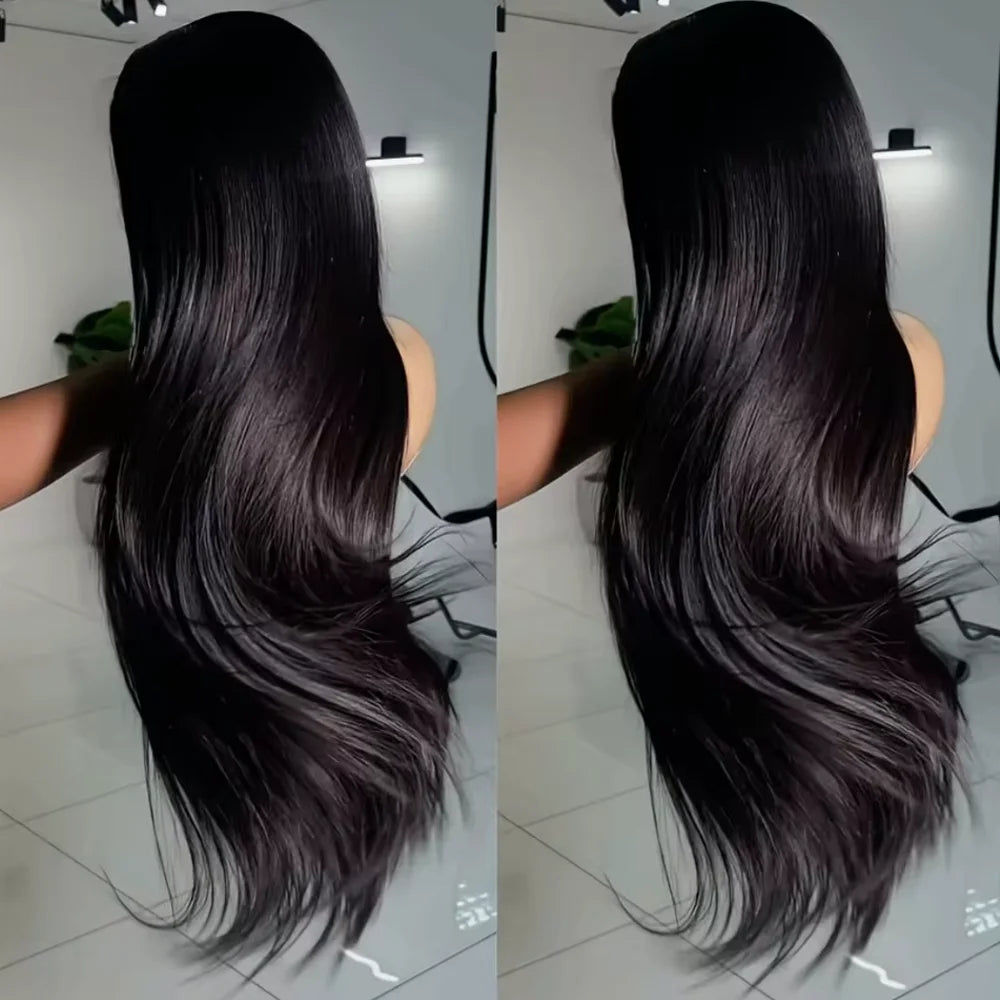 Perruque Lace Front HD Straight Cheveux Humains Brésiliens 250% Densité 13x4 13x6 5x5 14-42 Pouces – CLEVI Paris
