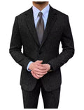 Costume homme 3 pièces classique à chevrons – CLEVI Paris