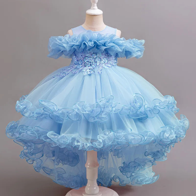 Robe princesse fille à paillettes – CLEVI Paris