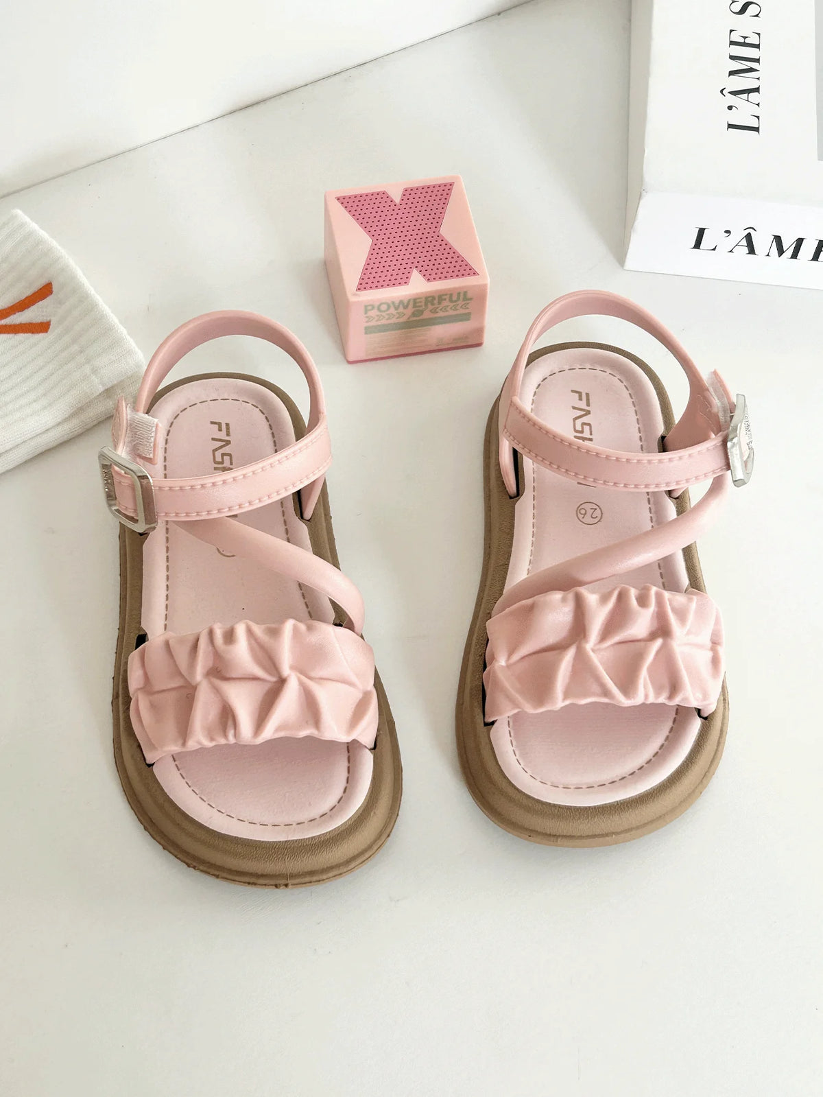 Chaussons fille à nœud en PVC – CLEVI Paris