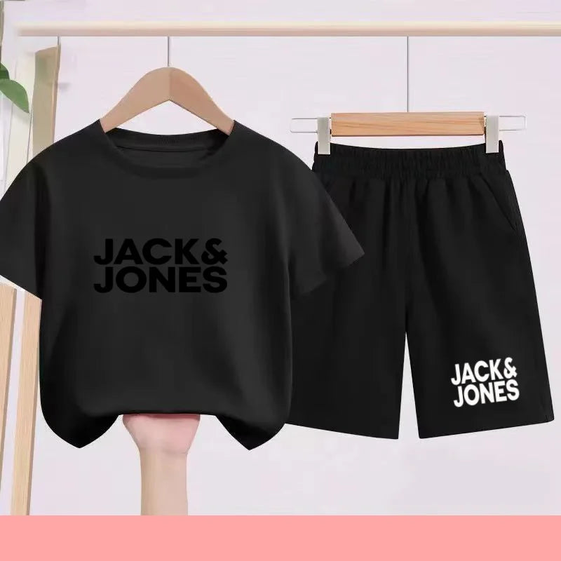 Ensemble enfant imprimé T-shirt et short – CLEVI Paris