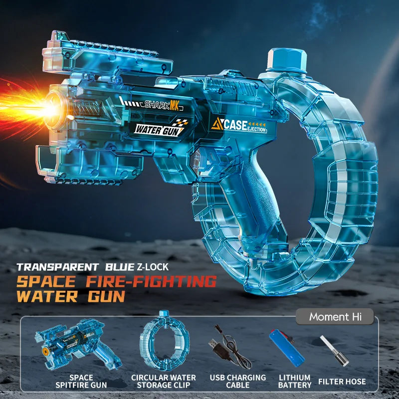 Pistolet à eau électrique LED, tir automatique – CLEVI Paris