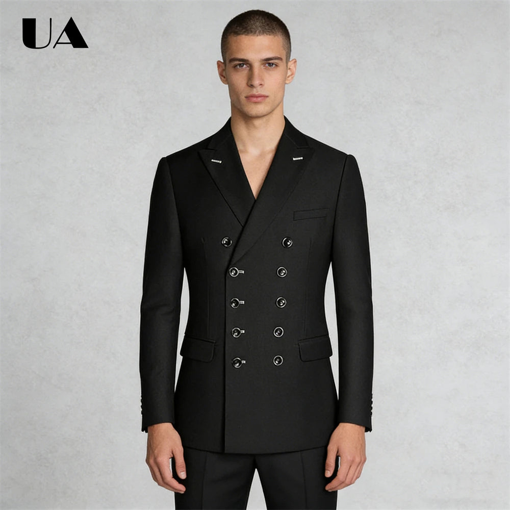 Costume homme 2 pièces double boutonnage – CLEVI Paris