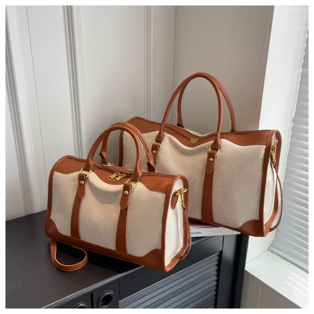 Sac de Sport Fitness Grande Capacité Toile Bandoulière – CLEVI Paris