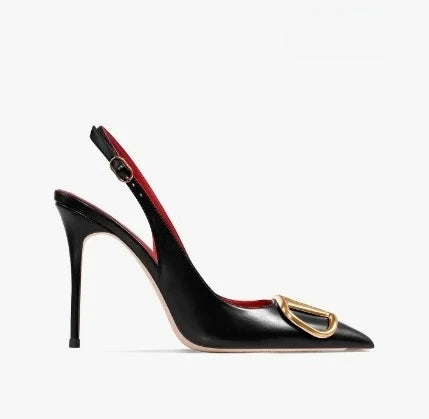 Escarpins à bride arrière et talon fin – CLEVI Paris