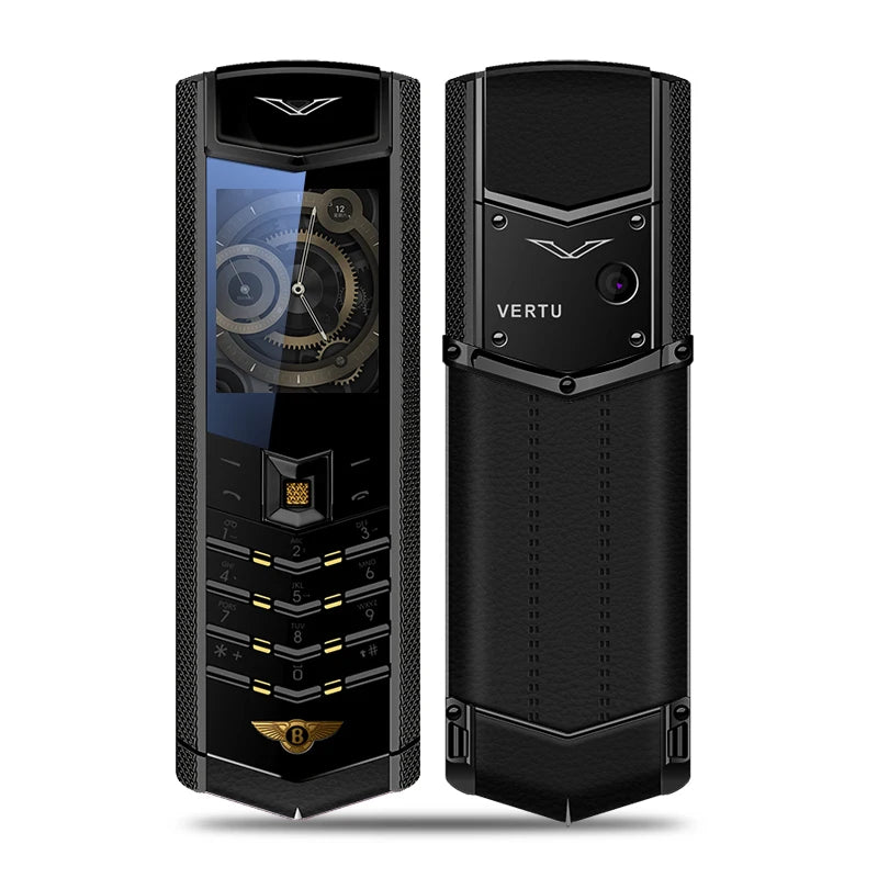 PHONEMAX V9 Téléphone à Touches Métal Luxe 2G Double SIM Bluetooth MP3 FM Clavier Invisible – CLEVI Paris