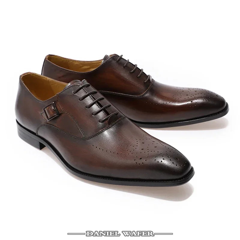 Chaussures Oxford en cuir à lacets – CLEVI Paris