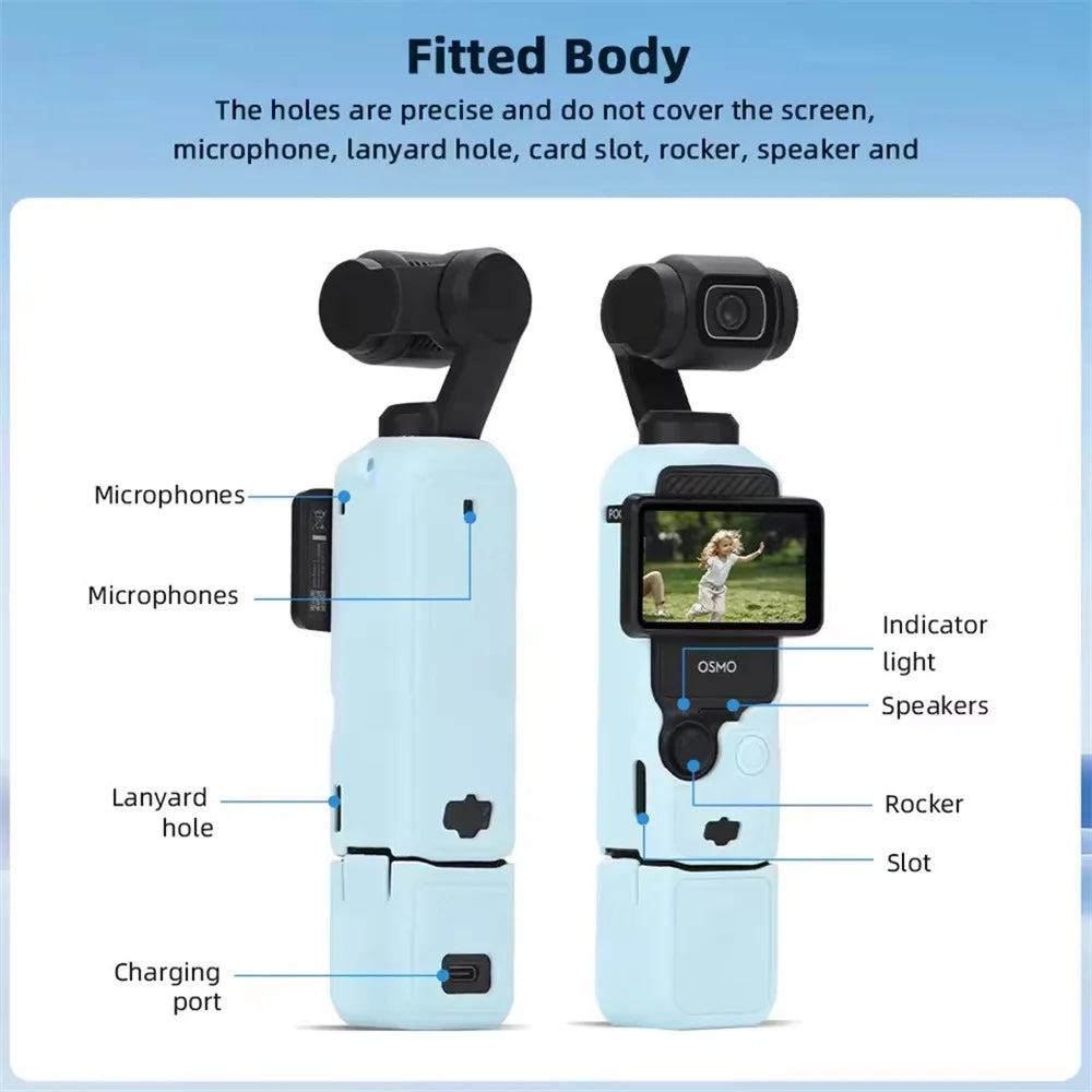 Housse silicone DJI OSMO Pocket 3 – CLEVI Paris