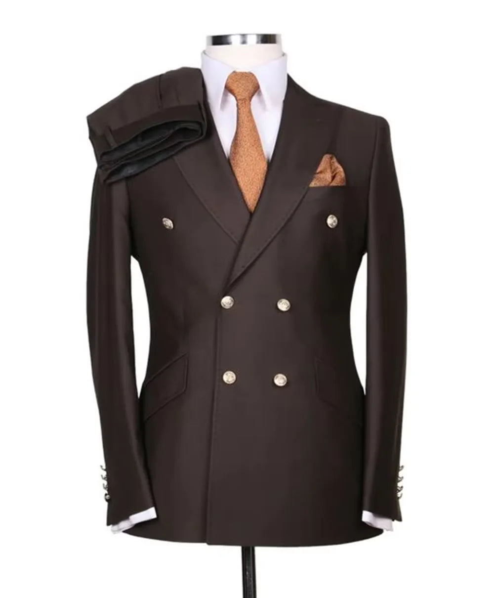 Costume croisé 2 pièces homme – CLEVI Paris