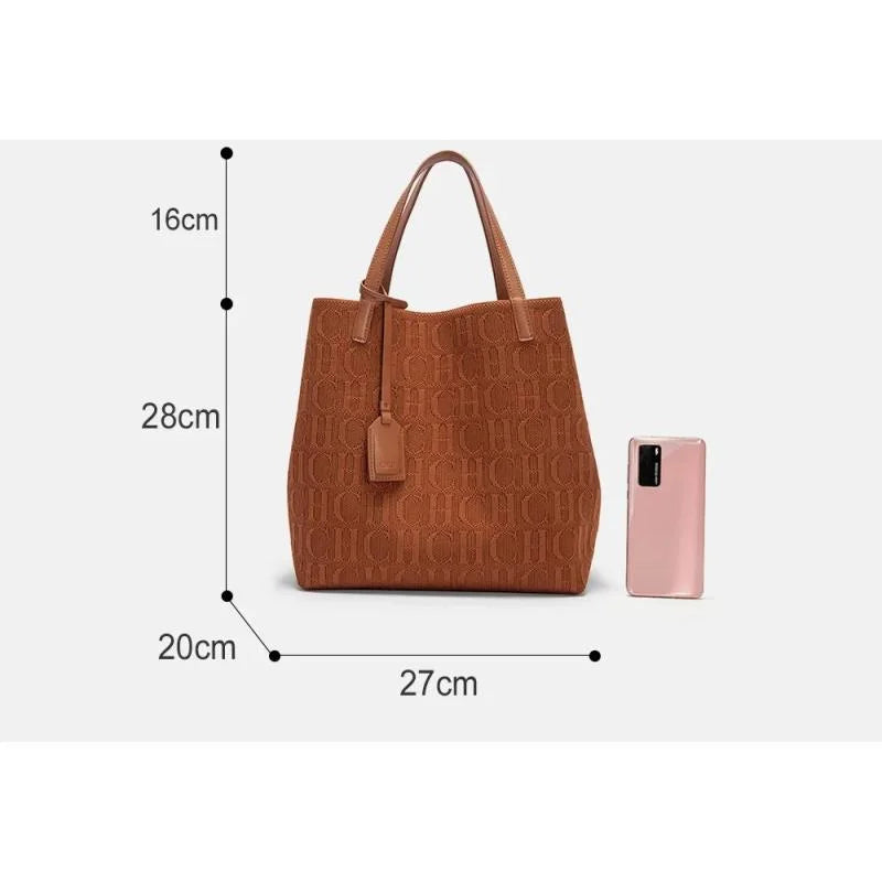 Sac Seau Femme CH Polyester Grande Capacité Double Anse 8 Coloris – CLEVI Paris