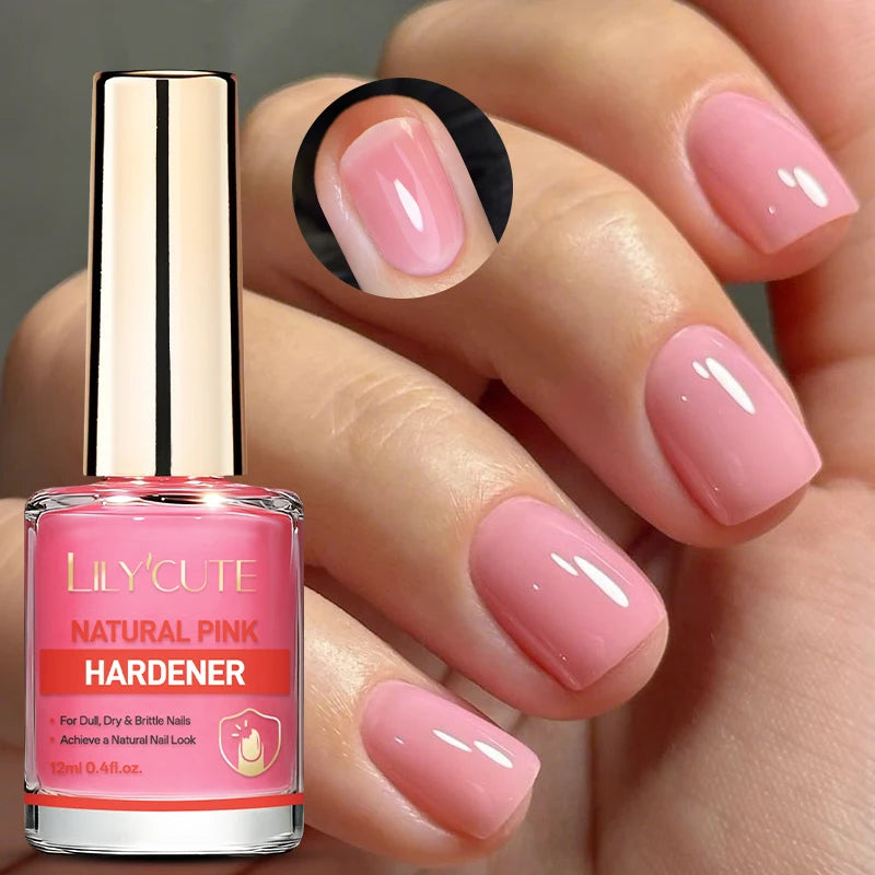 Vernis à Ongles LILYCUTE Rose Durcisseur & Soin – Séchage Rapide Sans UV – CLEVI Paris