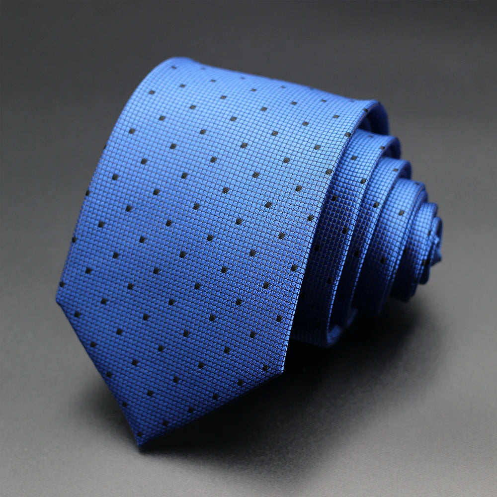 Cravate homme à pois, style élégant – CLEVI Paris