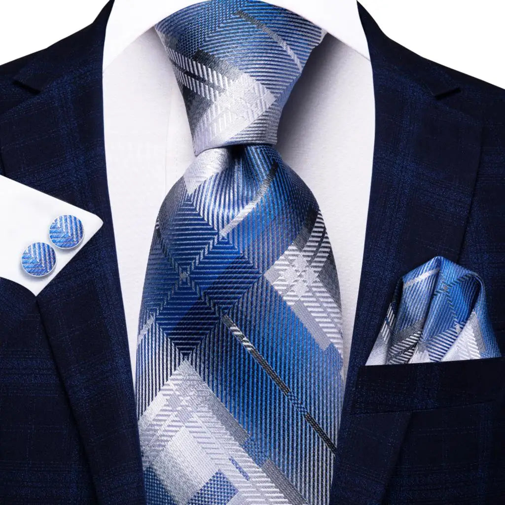 Ensemble Cravate à Carreaux Homme – CLEVI Paris