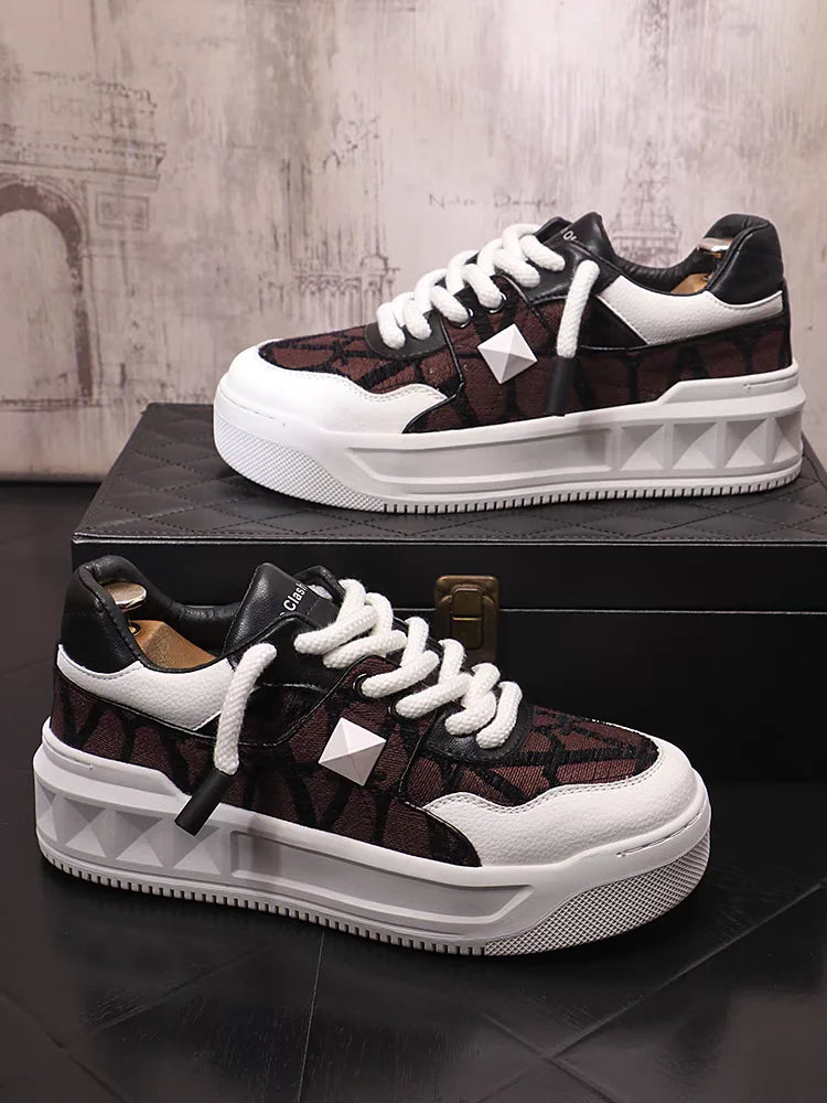 Sneakers basses unisexes en toile – CLEVI Paris